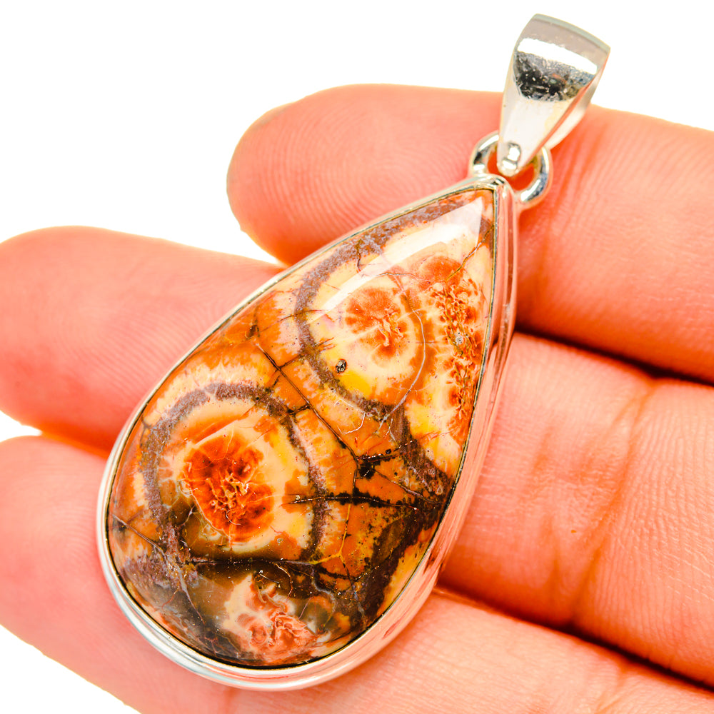 Poppy Jasper Pendants handcrafted by Ana Silver Co - PD10894