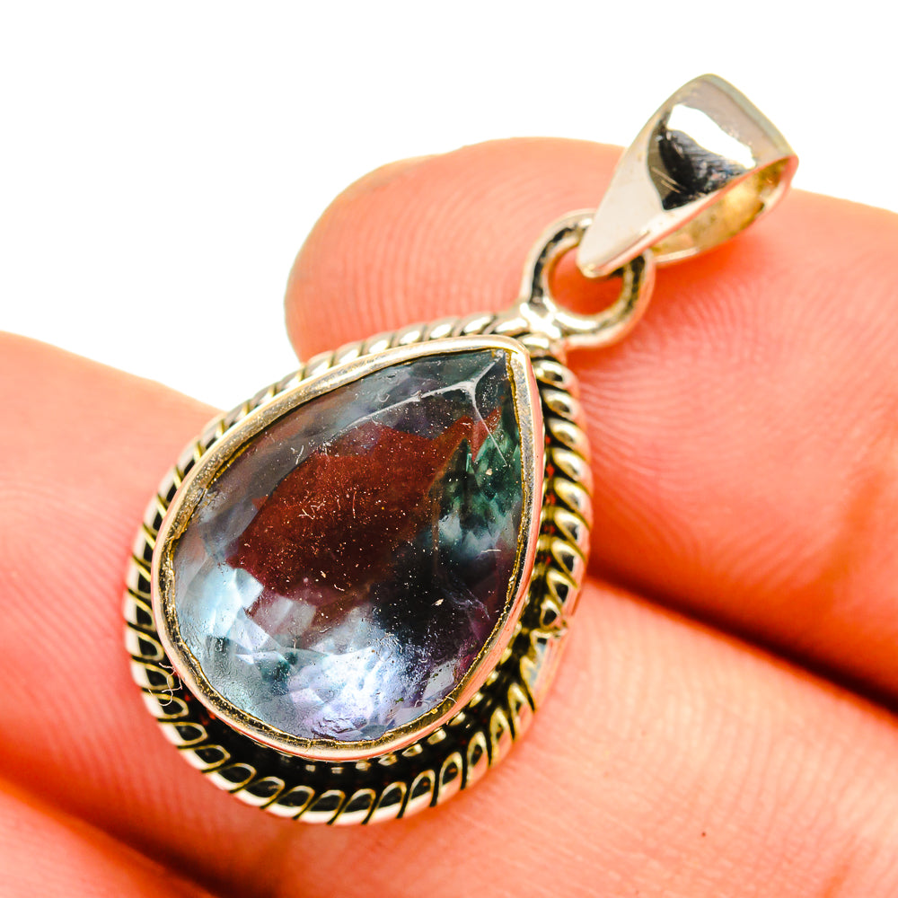 Fluorite Pendants handcrafted by Ana Silver Co - PD10904