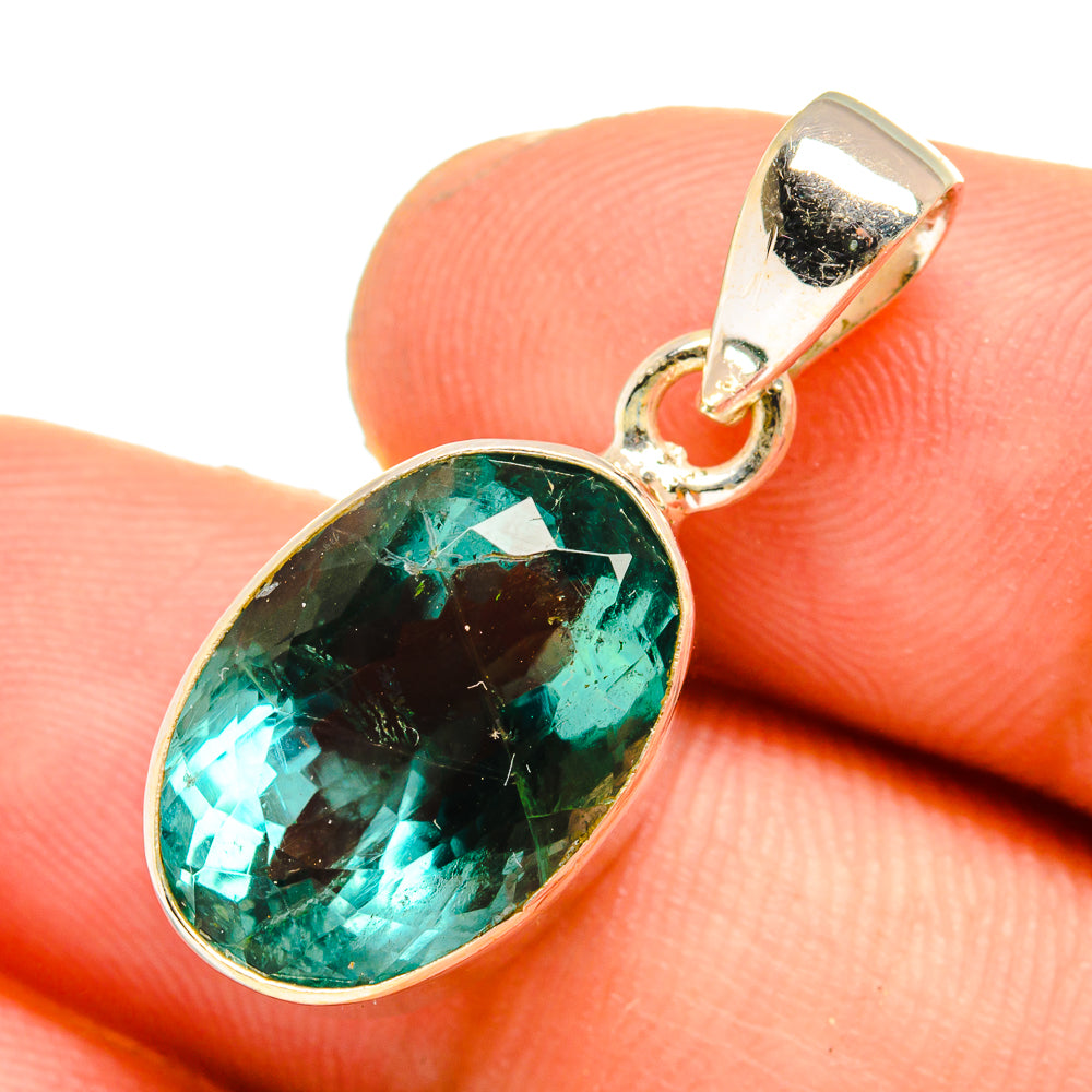 Green Fluorite Pendants handcrafted by Ana Silver Co - PD10906