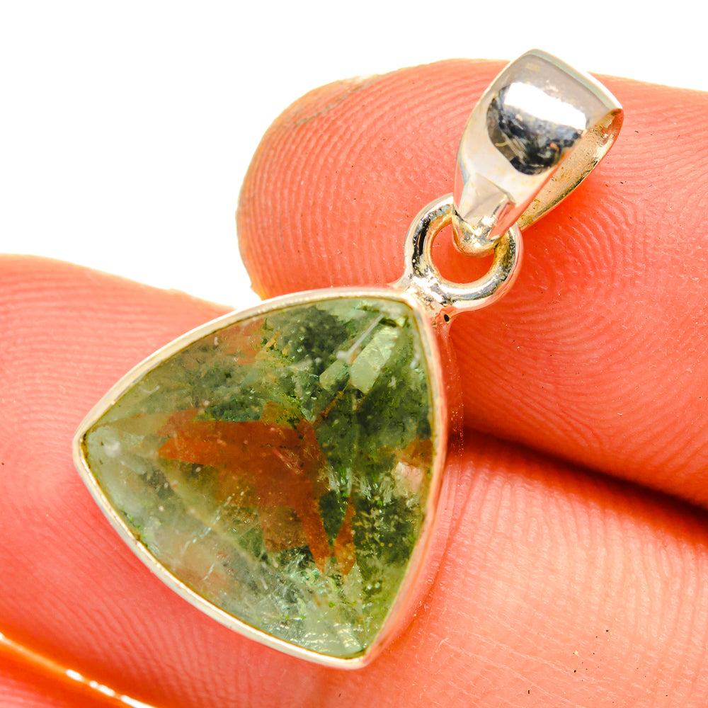 Green Fluorite Pendants handcrafted by Ana Silver Co - PD10910