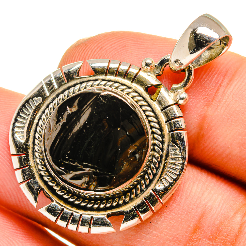 Shungite Pendants handcrafted by Ana Silver Co - PD10913