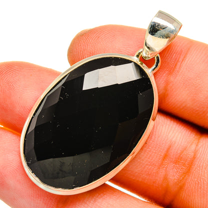Black Onyx Pendants handcrafted by Ana Silver Co - PD10917