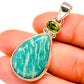 Amazonite Pendants handcrafted by Ana Silver Co - PD10919