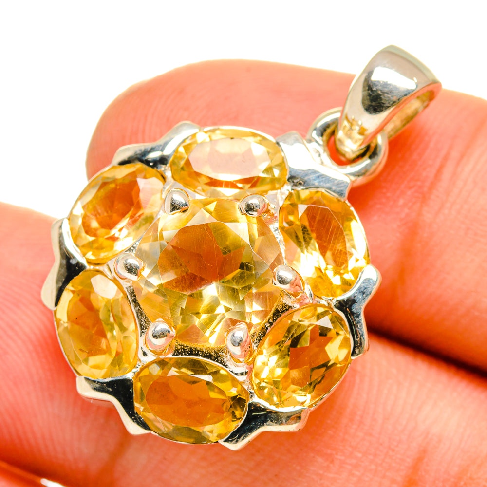 Citrine Pendants handcrafted by Ana Silver Co - PD10920