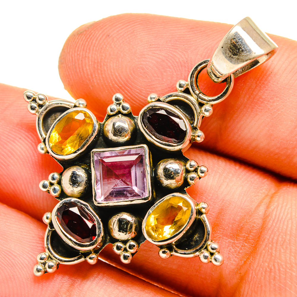 Amethyst Pendants handcrafted by Ana Silver Co - PD10925