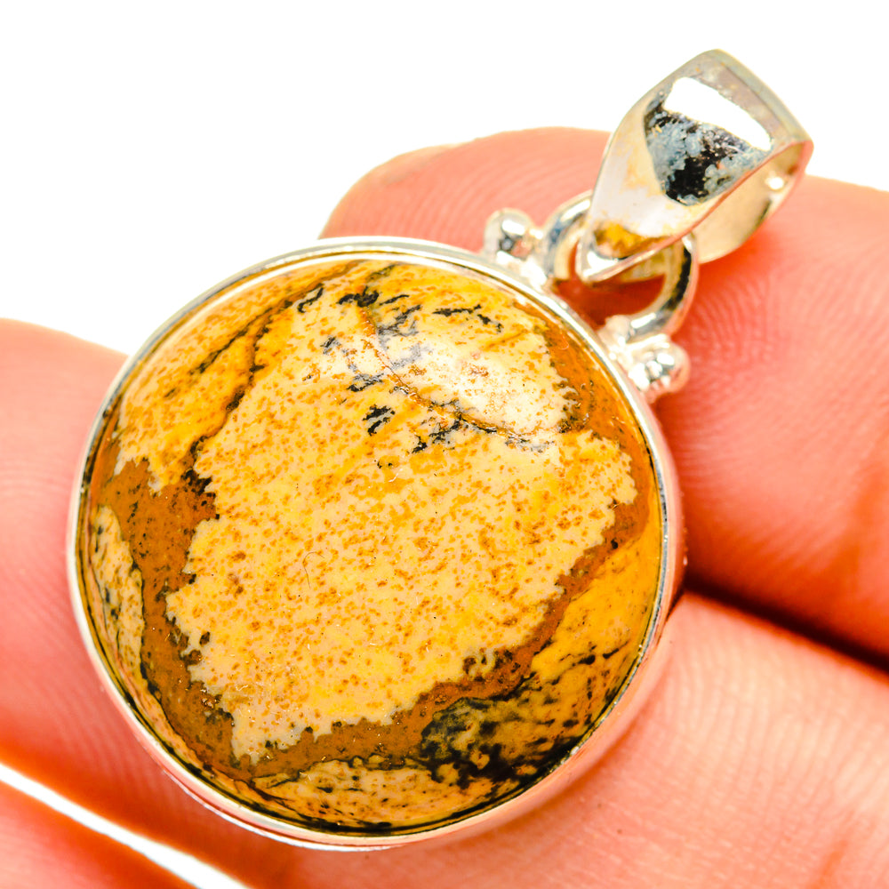 Picture Jasper Pendants handcrafted by Ana Silver Co - PD10926