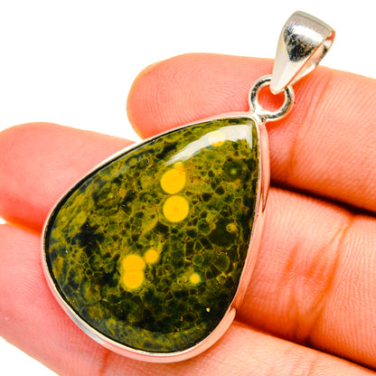 Ocean Jasper Pendants handcrafted by Ana Silver Co - PD10932