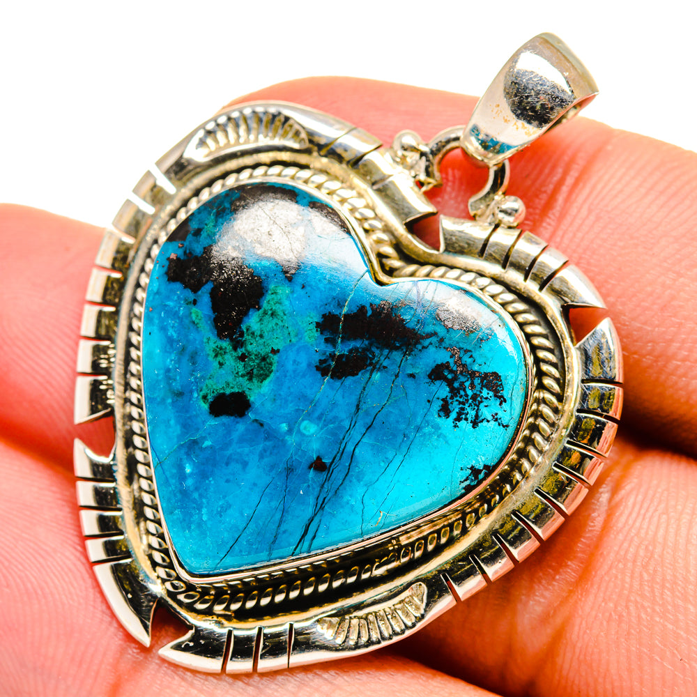 Shattuckite Pendants handcrafted by Ana Silver Co - PD10934