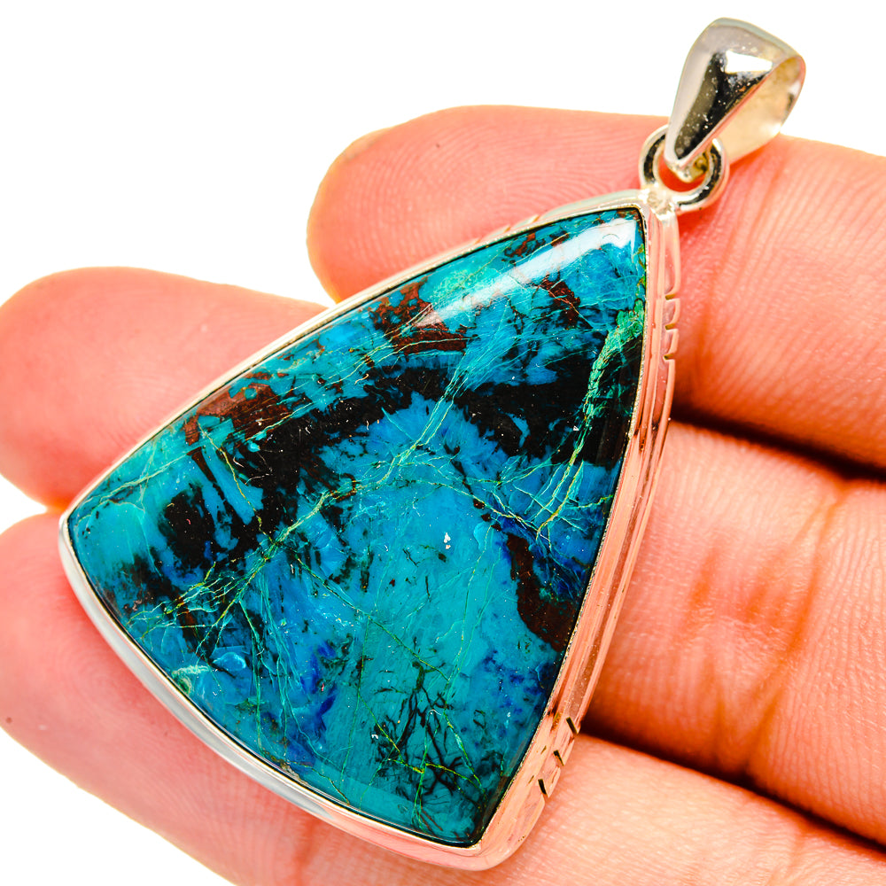 Shattuckite Pendants handcrafted by Ana Silver Co - PD10956