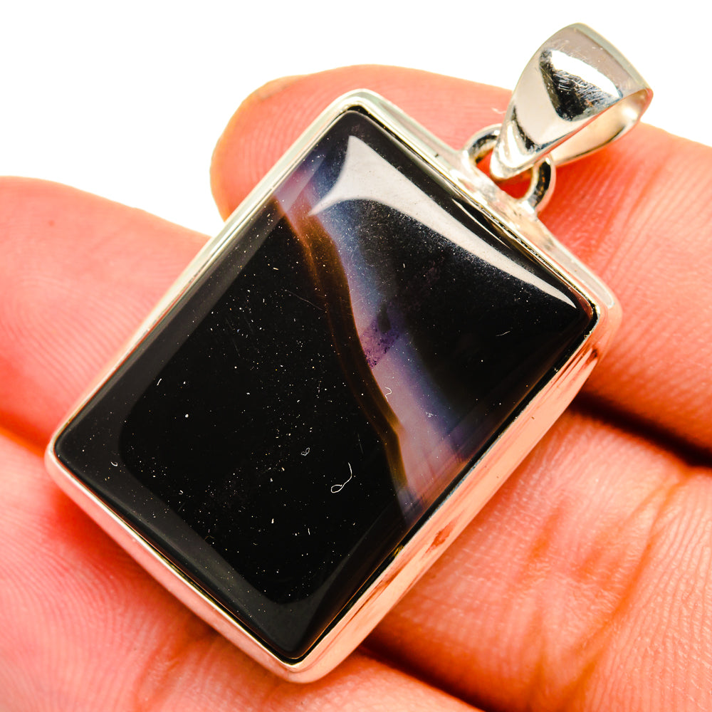 Black Onyx Pendants handcrafted by Ana Silver Co - PD10961