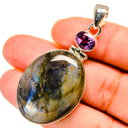 Labradorite Pendants handcrafted by Ana Silver Co - PD10969