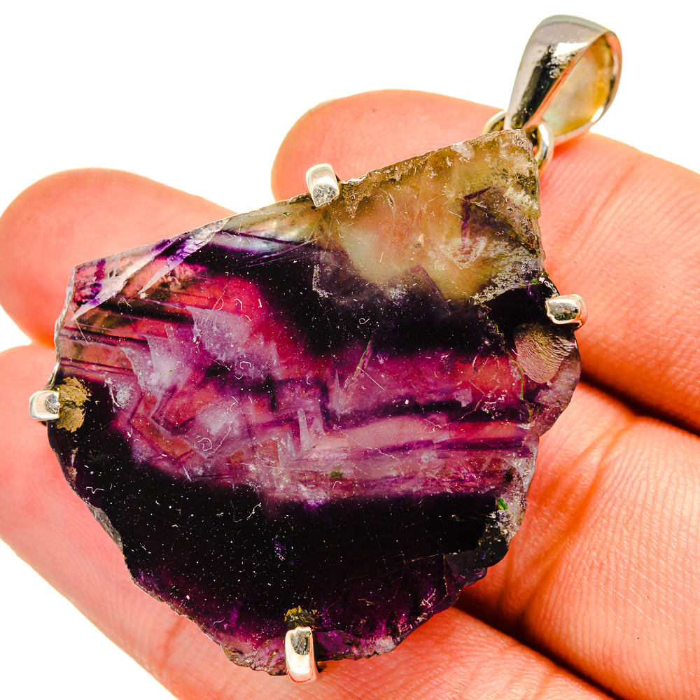 Fluorite Pendants handcrafted by Ana Silver Co - PD10982