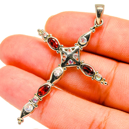 Garnet Pendants handcrafted by Ana Silver Co - PD10987