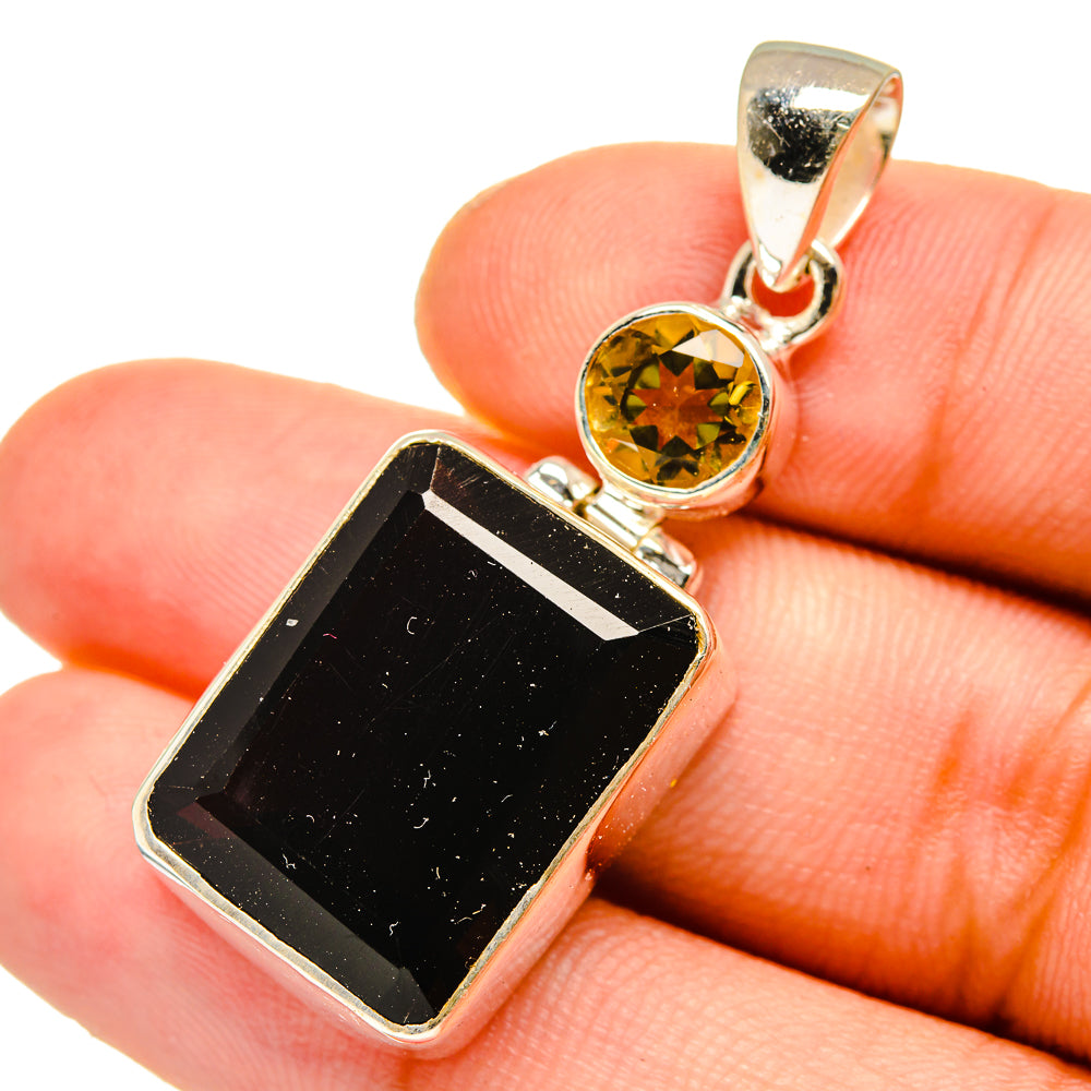 Smoky Quartz Pendants handcrafted by Ana Silver Co - PD10994