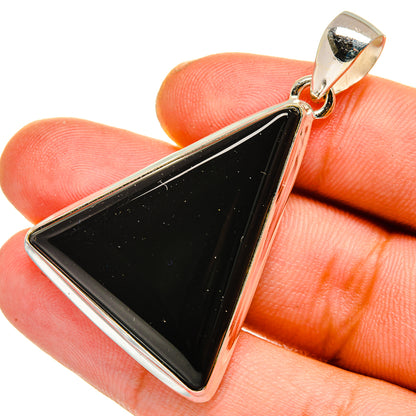 Black Onyx Pendants handcrafted by Ana Silver Co - PD10997
