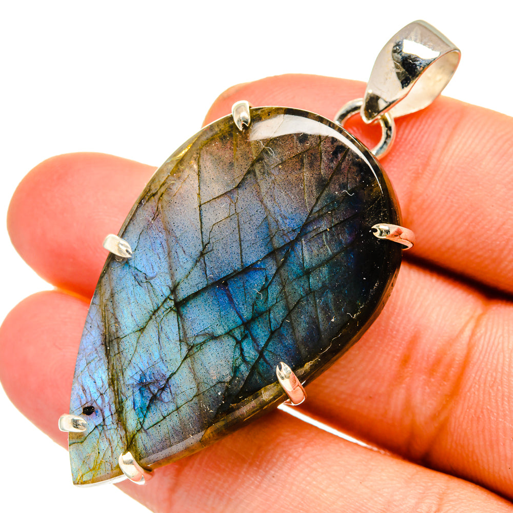 Labradorite Pendants handcrafted by Ana Silver Co - PD11000