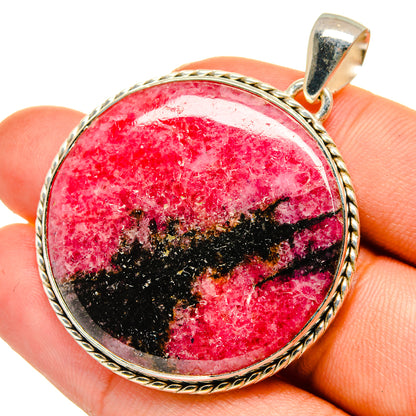Rhodonite Pendants handcrafted by Ana Silver Co - PD11003