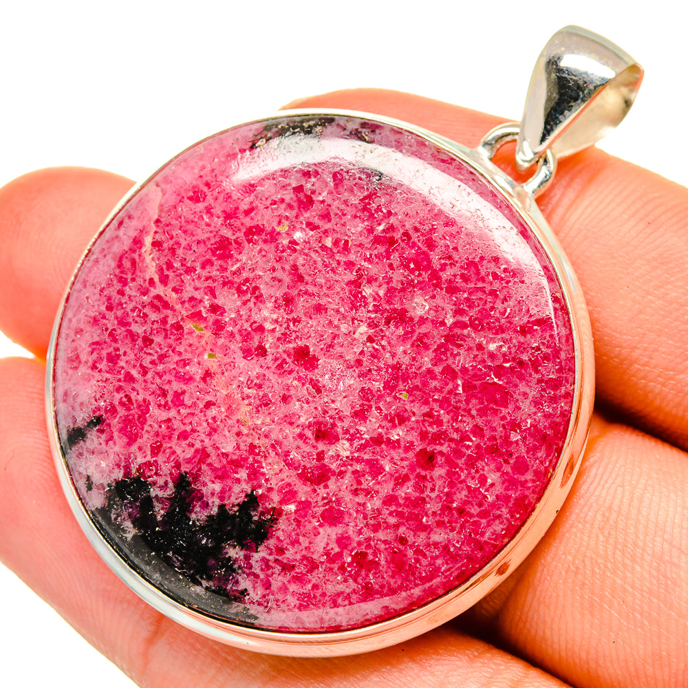 Rhodonite Pendants handcrafted by Ana Silver Co - PD11004