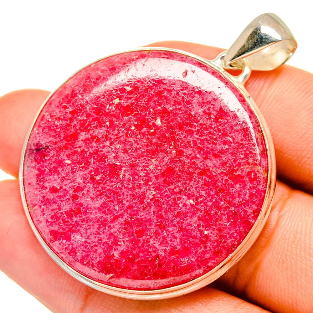 Rhodonite Pendants handcrafted by Ana Silver Co - PD11005