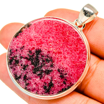 Rhodonite Pendants handcrafted by Ana Silver Co - PD11006