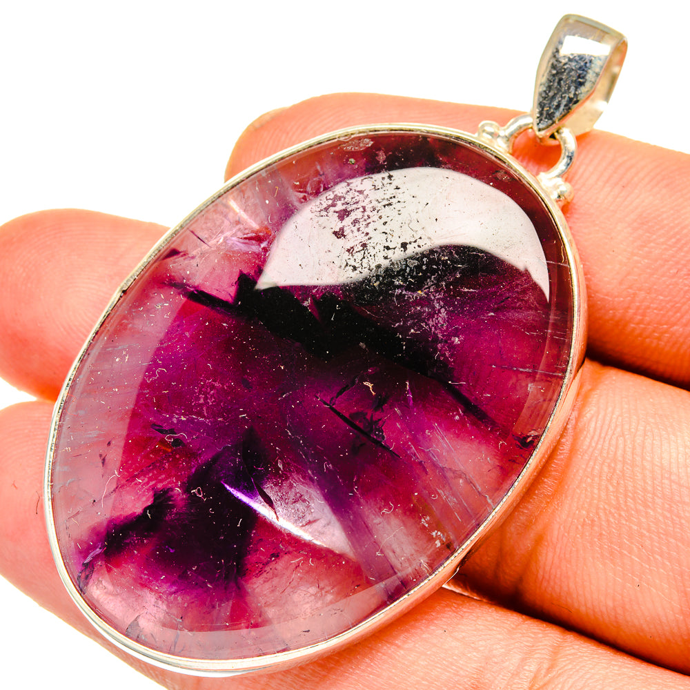 Chevron Amethyst Pendants handcrafted by Ana Silver Co - PD11007