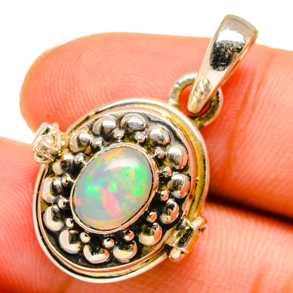 Ethiopian Opal Pendants handcrafted by Ana Silver Co - PD11023