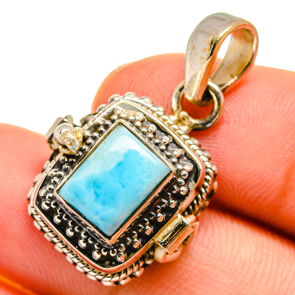 Larimar Pendants handcrafted by Ana Silver Co - PD11024