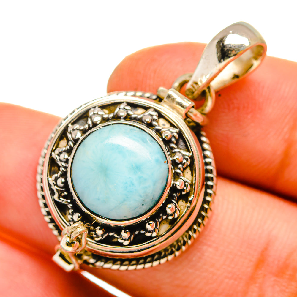 Larimar Pendants handcrafted by Ana Silver Co - PD11034