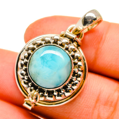 Larimar Pendants handcrafted by Ana Silver Co - PD11035