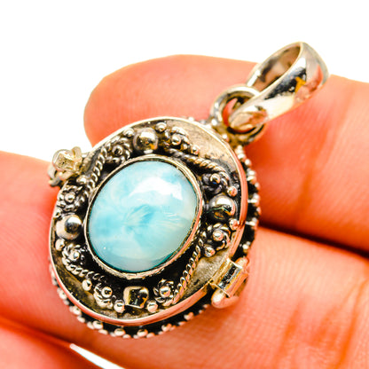 Larimar Pendants handcrafted by Ana Silver Co - PD11036