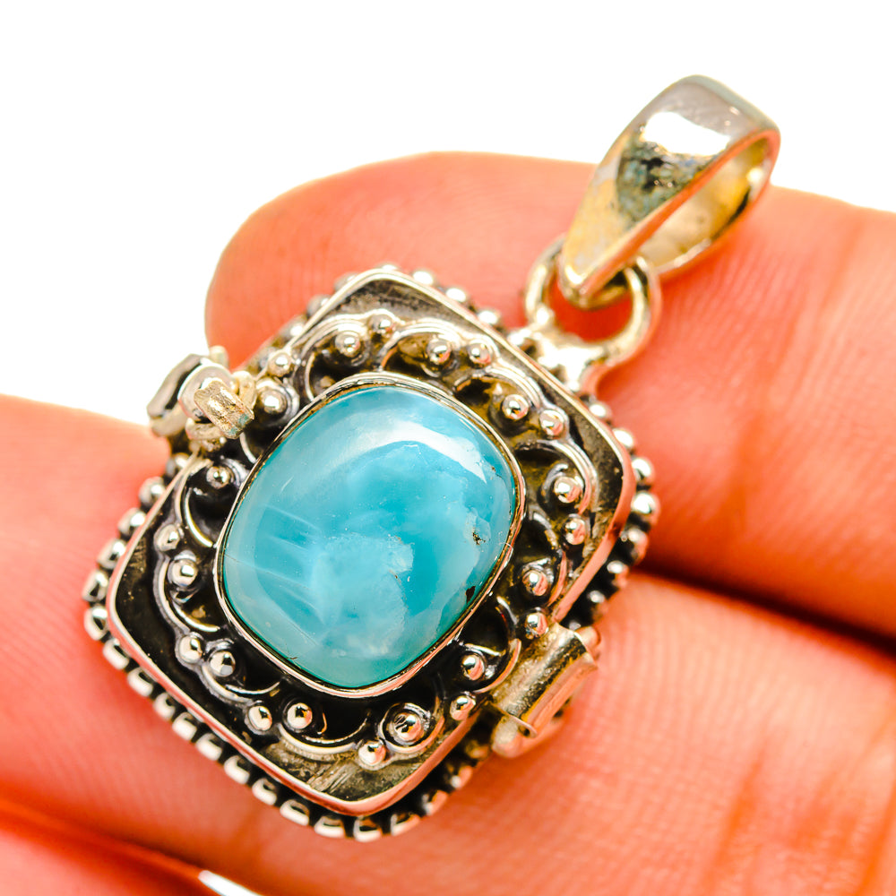 Larimar Pendants handcrafted by Ana Silver Co - PD11040