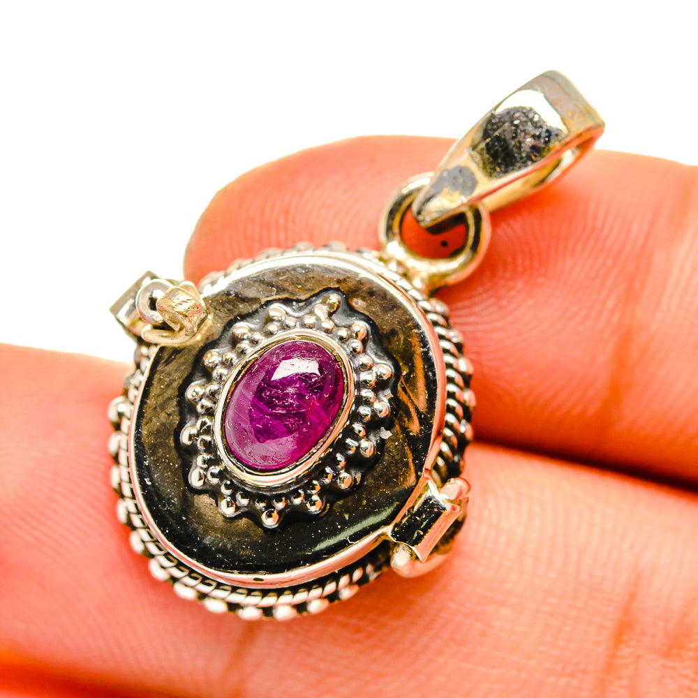 Ruby Pendants handcrafted by Ana Silver Co - PD11045