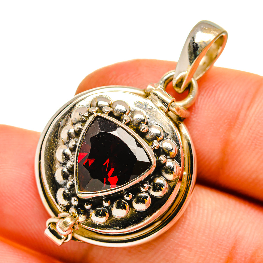 Garnet Pendants handcrafted by Ana Silver Co - PD11049