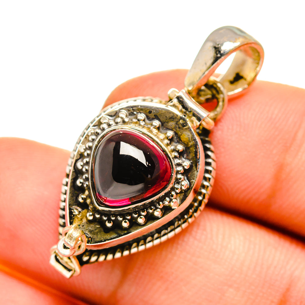 Garnet Pendants handcrafted by Ana Silver Co - PD11050