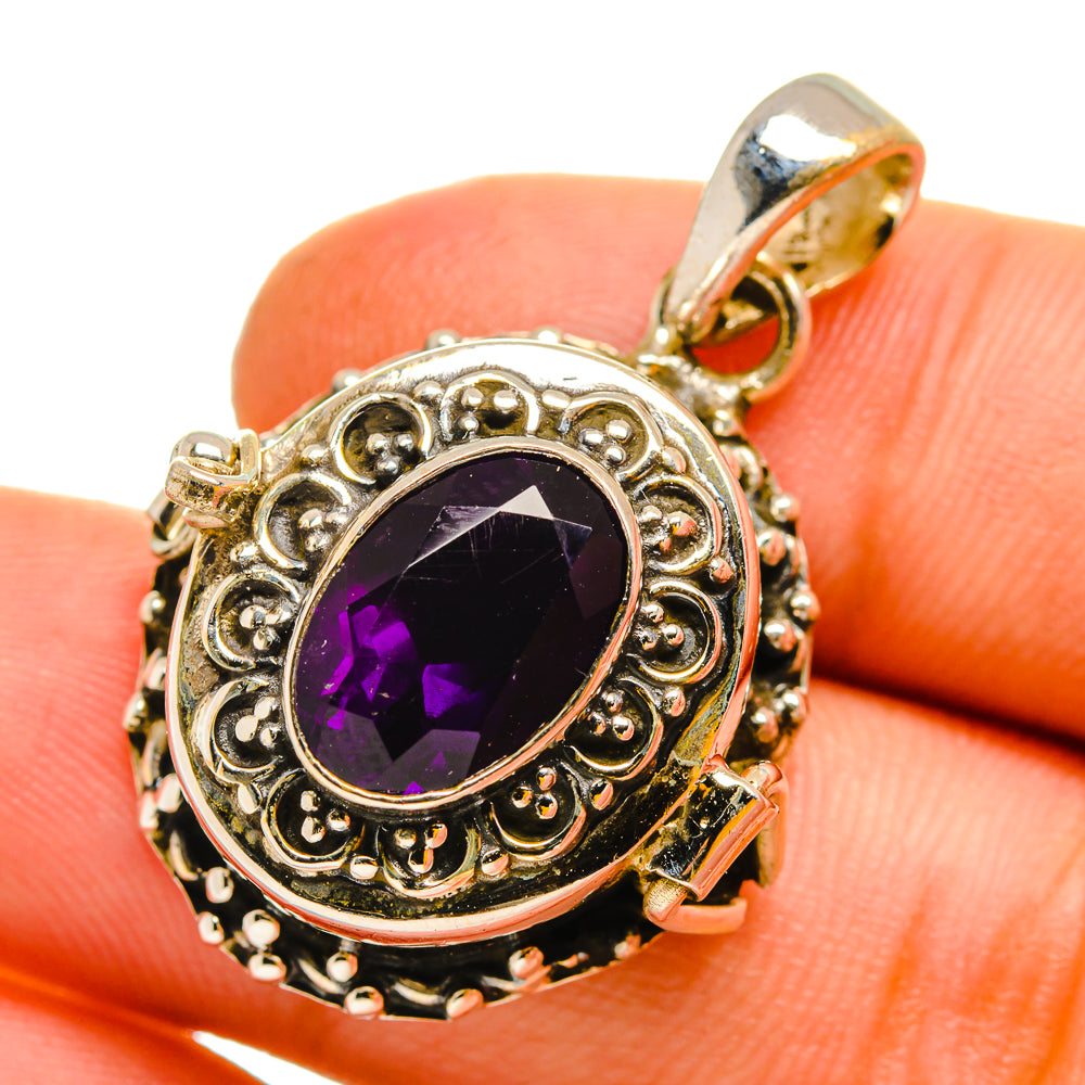 Amethyst Pendants handcrafted by Ana Silver Co - PD11051