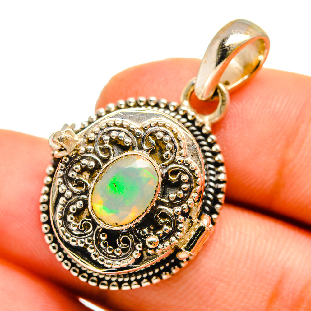 Ethiopian Opal Pendants handcrafted by Ana Silver Co - PD11052