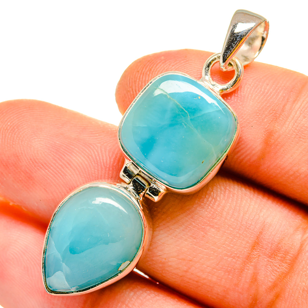 Larimar Pendants handcrafted by Ana Silver Co - PD11056
