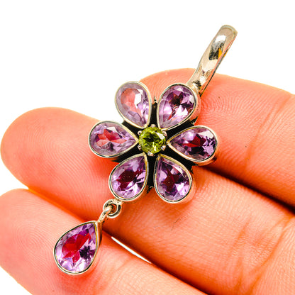 Amethyst Pendants handcrafted by Ana Silver Co - PD11064