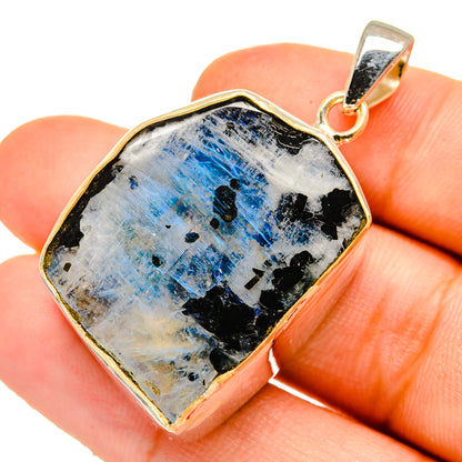 Rainbow Moonstone Pendants handcrafted by Ana Silver Co - PD11066