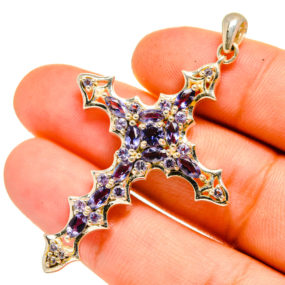 Tanzanite Pendants handcrafted by Ana Silver Co - PD11074
