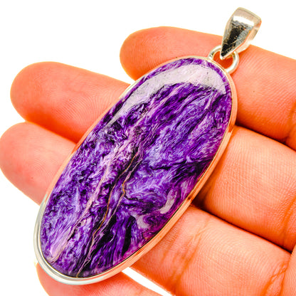 Charoite Pendants handcrafted by Ana Silver Co - PD11077