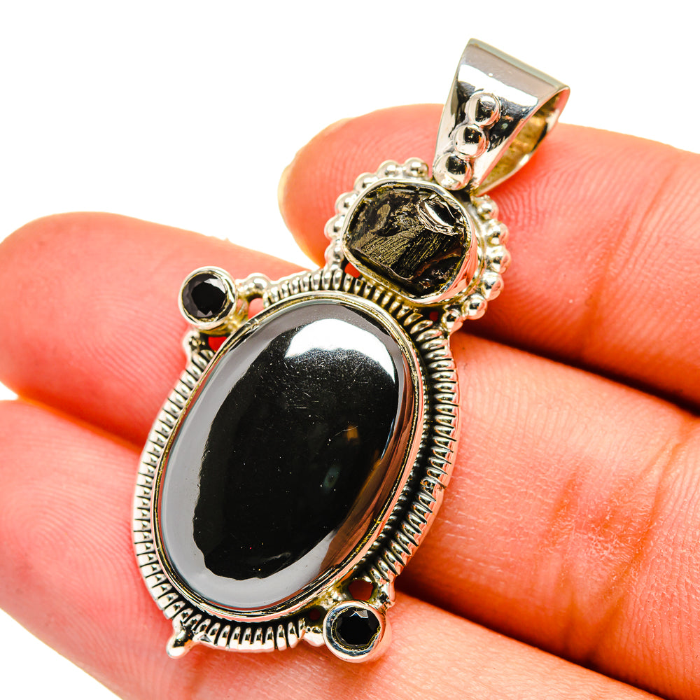 Hematite Pendants handcrafted by Ana Silver Co - PD11113