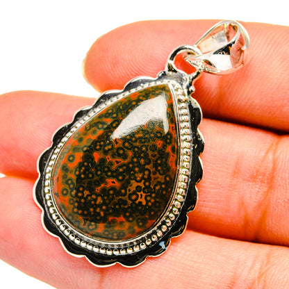 Bloodstone Pendants handcrafted by Ana Silver Co - PD11133