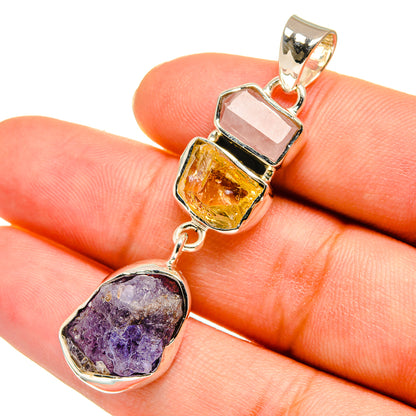 Tanzanite Pendants handcrafted by Ana Silver Co - PD11139