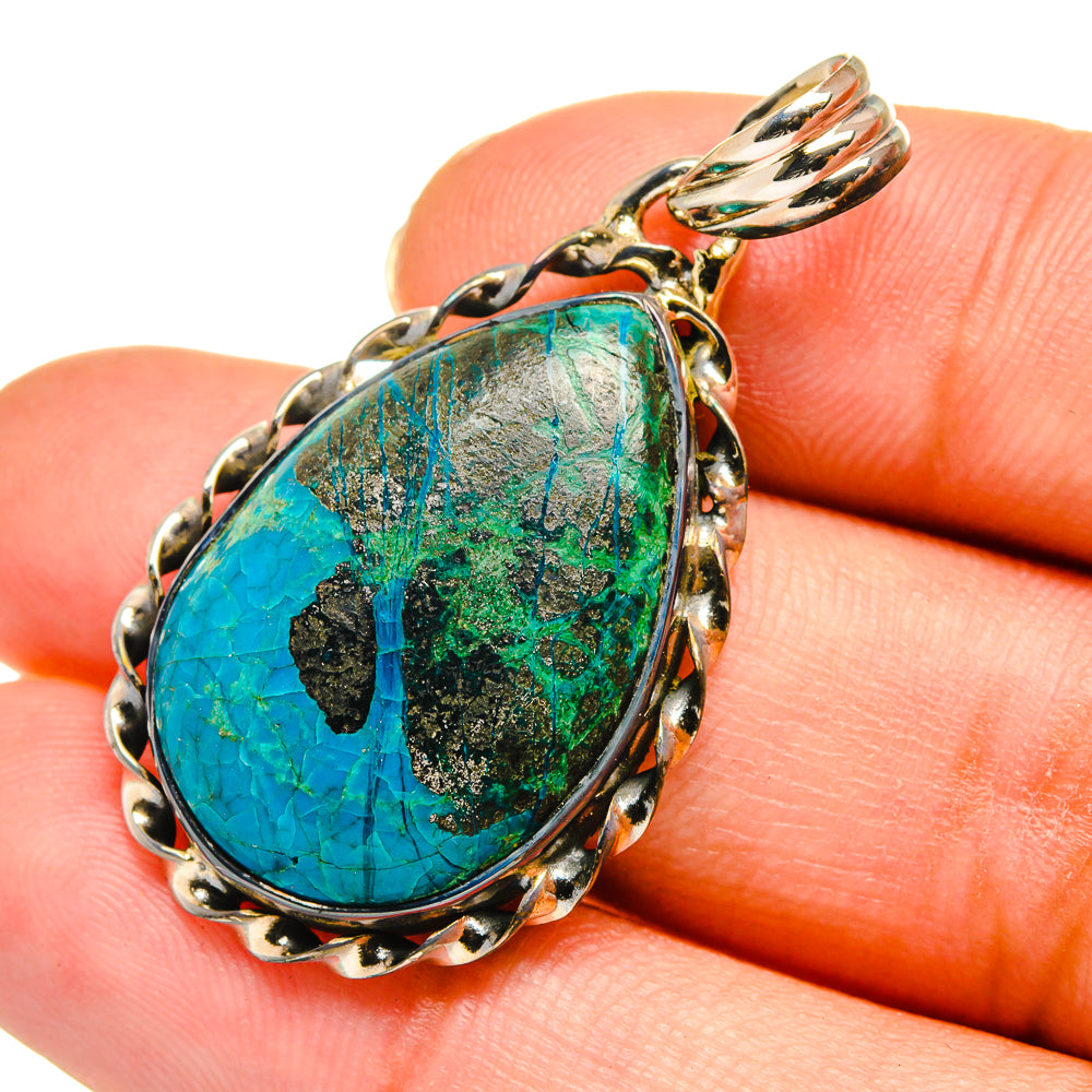 Shattuckite Pendants handcrafted by Ana Silver Co - PD11140