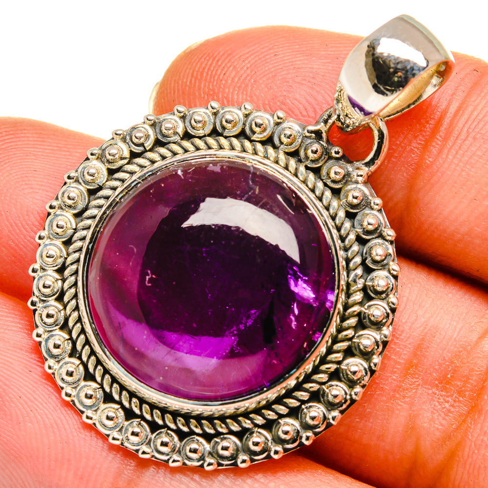 Amethyst Pendants handcrafted by Ana Silver Co - PD11149