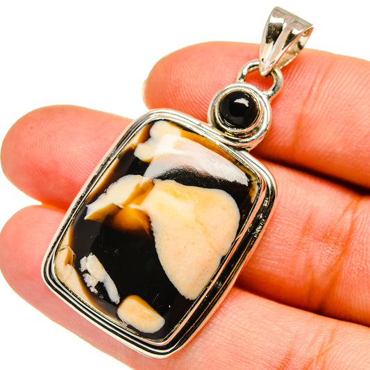 Peanut Wood Jasper Pendants handcrafted by Ana Silver Co - PD11157