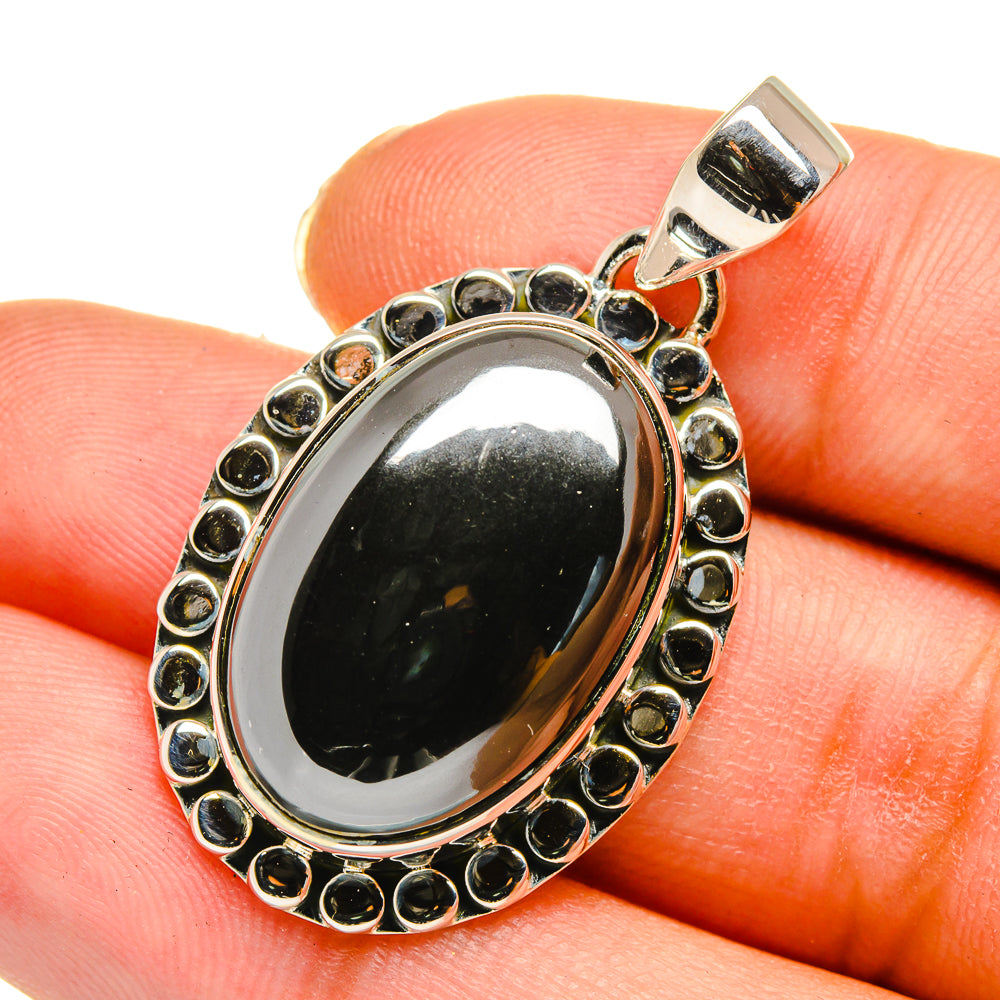 Hematite Pendants handcrafted by Ana Silver Co - PD11159