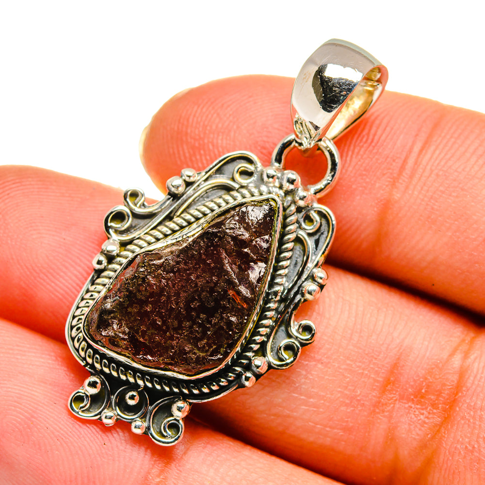 Garnet Pendants handcrafted by Ana Silver Co - PD11160