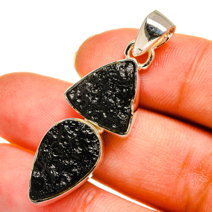 Tektite Pendants handcrafted by Ana Silver Co - PD11163